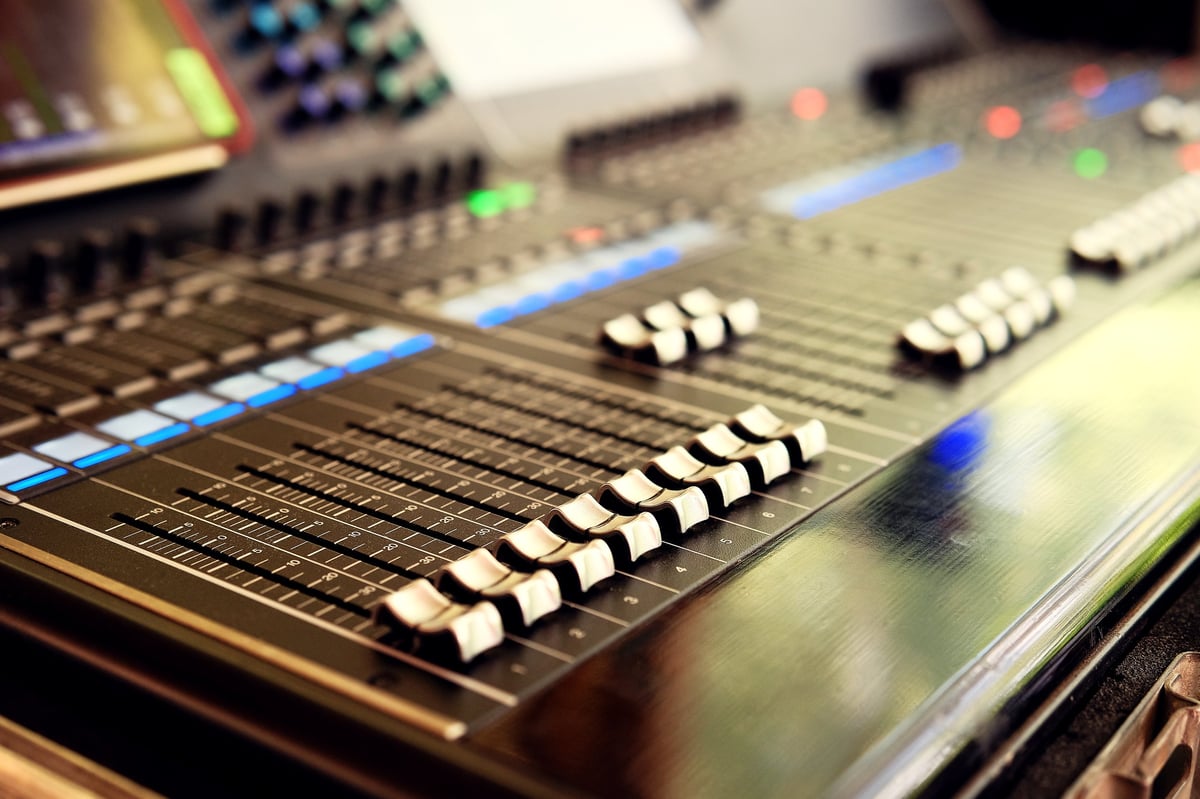 Studio equipment and audio mixing gear